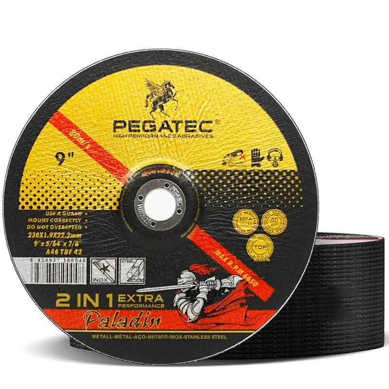 9 Inch Angle Grinder Cutting Disc 5/64 Inch Thick with 7/8 Inch Inner Bore