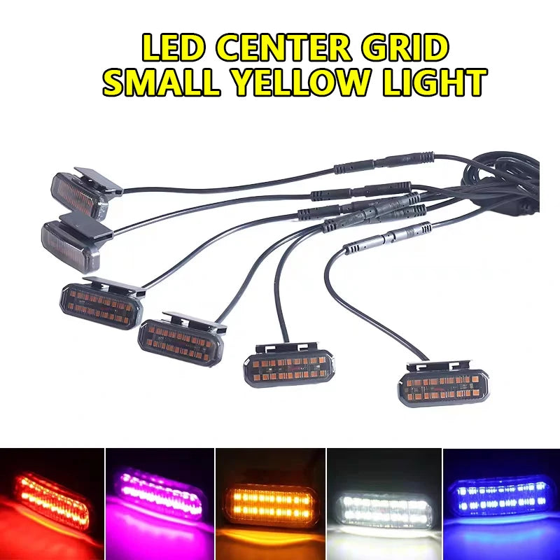 Toyota Fortuner Amber LED Grille Lights - Waterproof & Easy Install - image 2