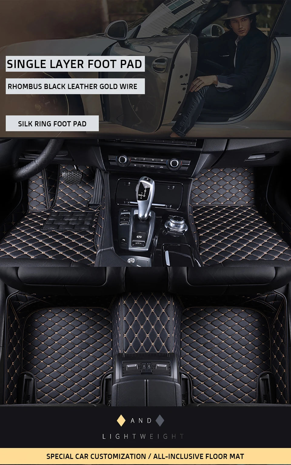 Ford F-150 Custom Fit Leatherette Floor Mats - image 10