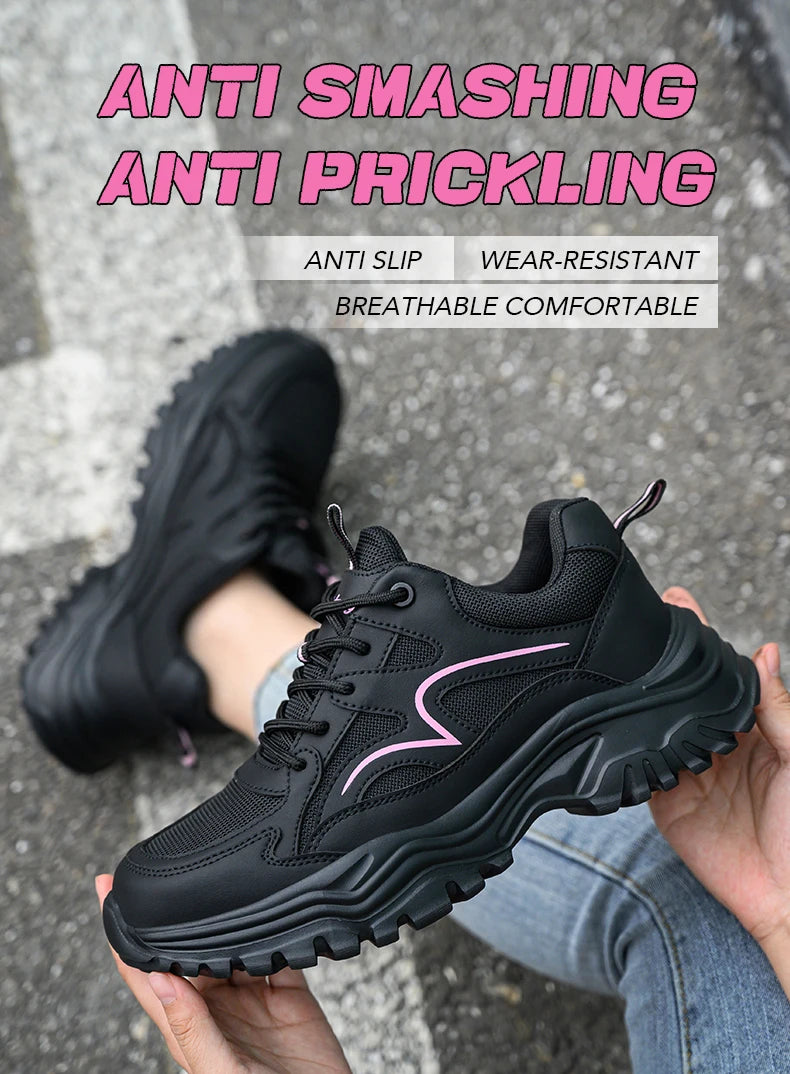 Women's Steel Toe Safety Sneakers, Puncture-Resistant - image 26