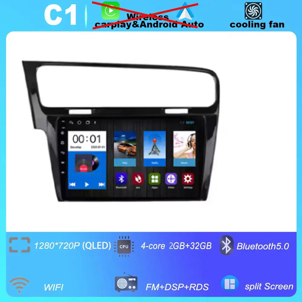 10" Android Car Stereo for VW Golf 7 MK7 GTI with GPS & CarPlay - image 24