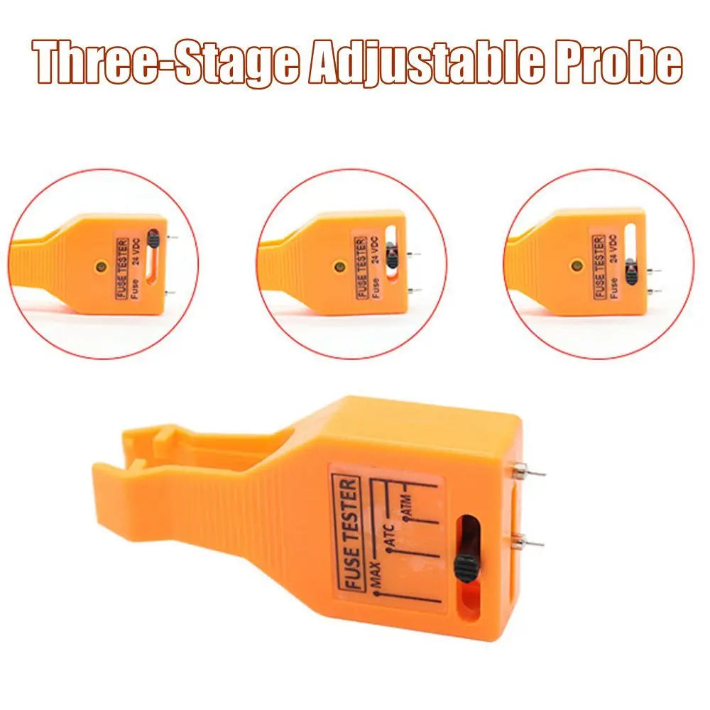 New Hot Automobiles Puller Kit with Green LED Indicator Light Auto Checker Car Fuse Type Tester Car Fuse Tester Puller