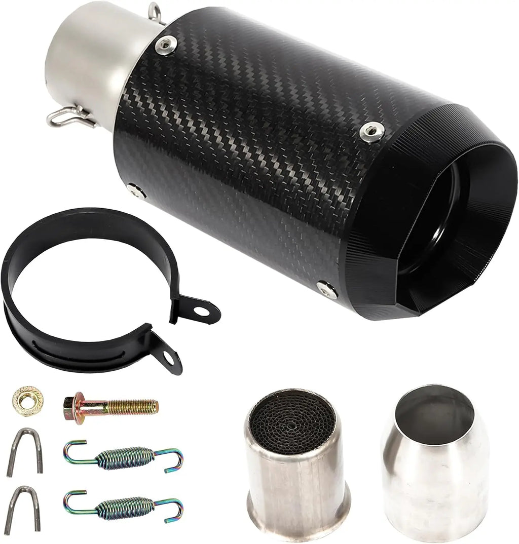 Carbon Fiber Exhaust Muffler for Kawasaki Z900 & GSX-R750 - image 3