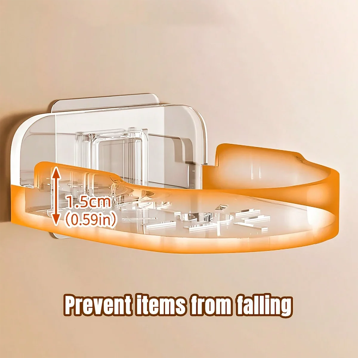Universal Non-Drilling Wall Mount for CCTV Camera - Durable and Space-Saving Storage Holder