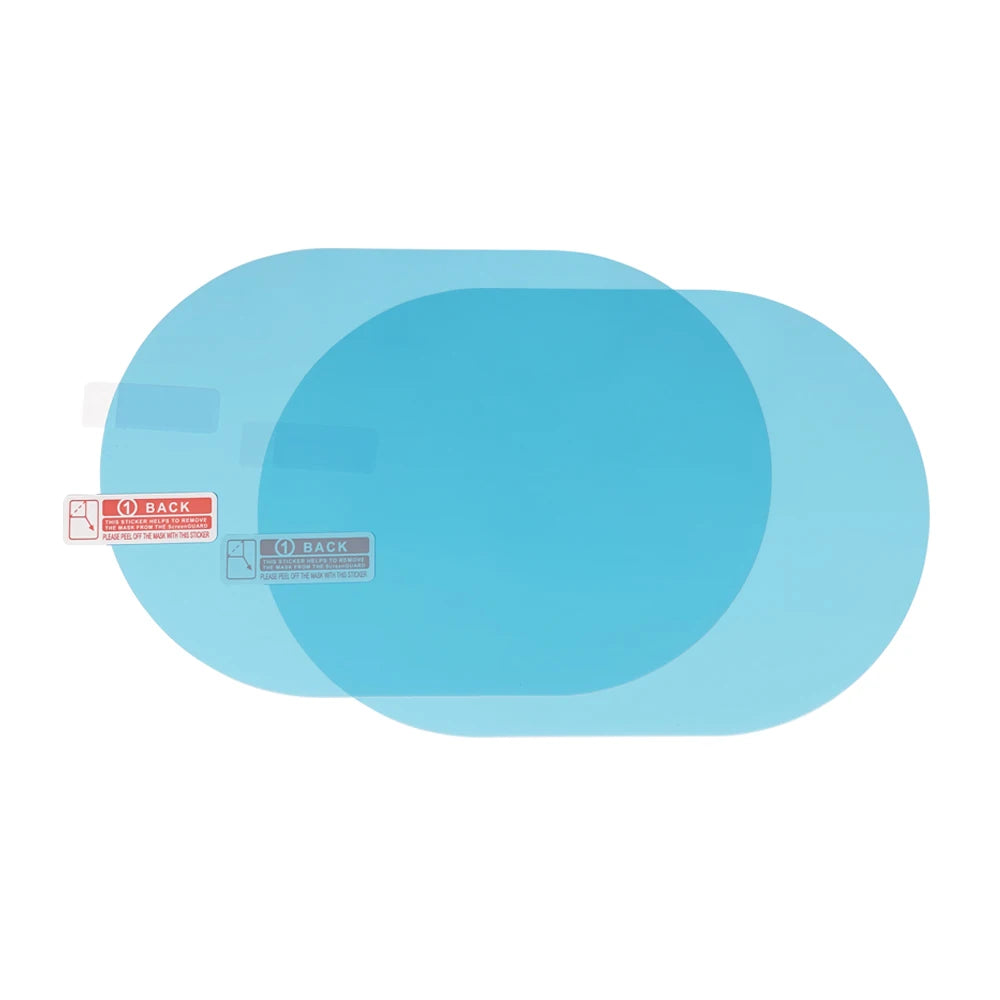 Rainproof Anti-Fog Side Mirror Film, Clear 2-Piece Set