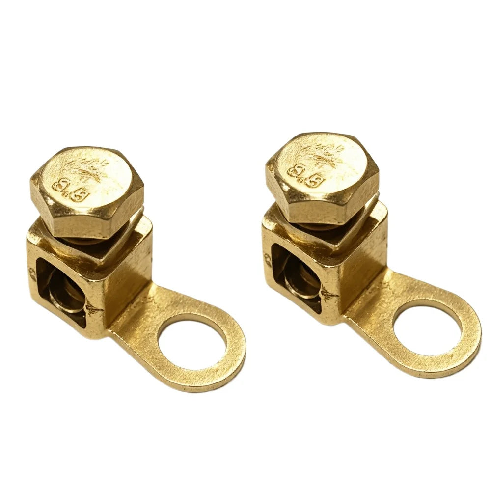 2Pcs Heavy Duty Wire Crimp Terminal Kit, Universal Battery Lugs for Automotive & Marine Electrical Connection