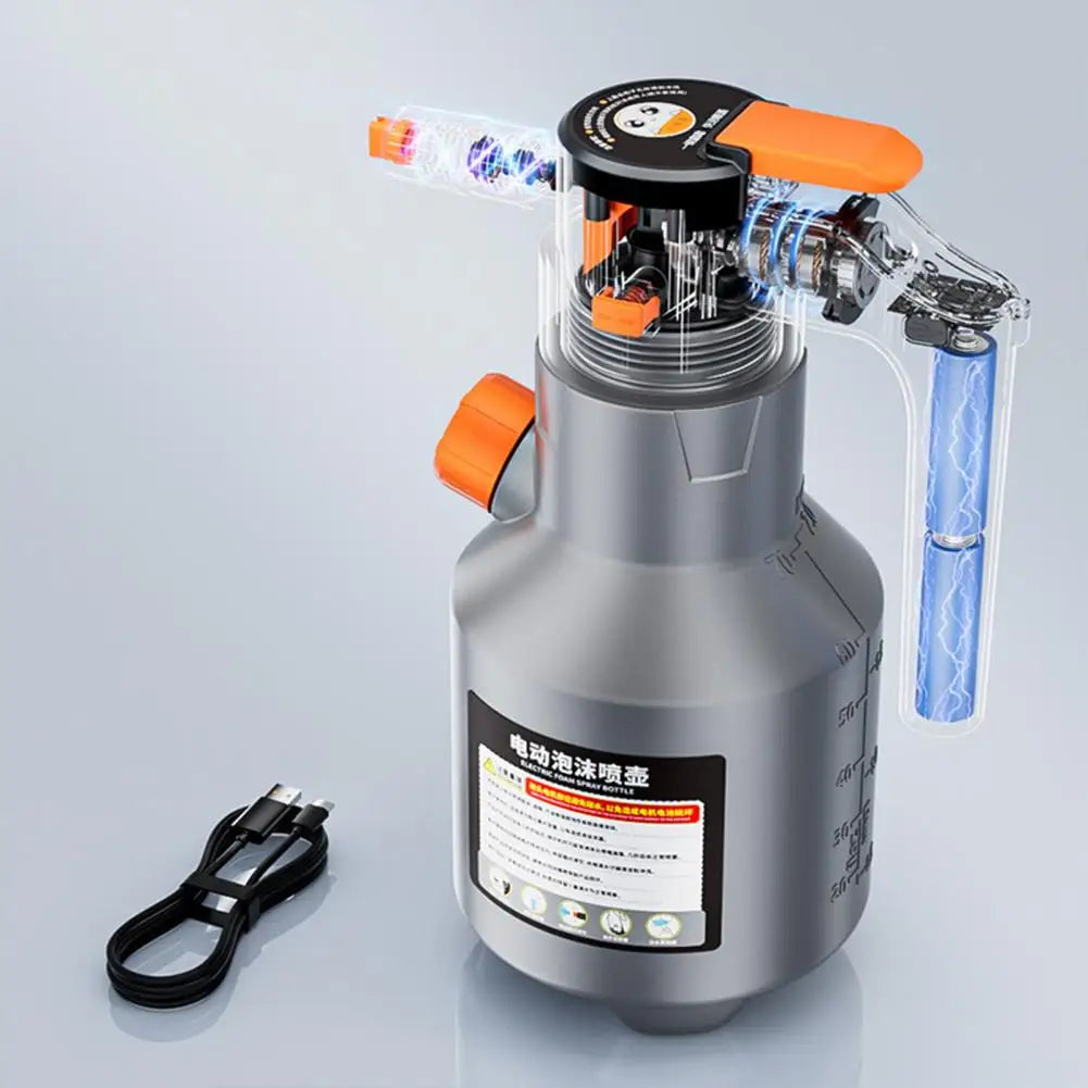 Car Wash Foam Sprayer High Pressure Electric Car Foam Sprayer Automatic Soap Dispenser for Exterior Washing Fine for Efficient