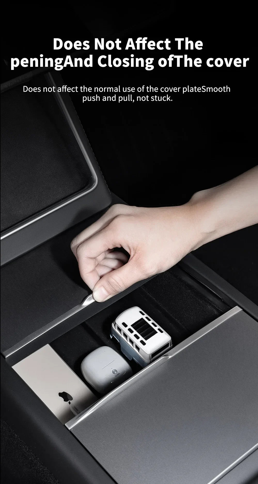 Center Console Hidden Storage Box for Tesla Model 3 and Model Y