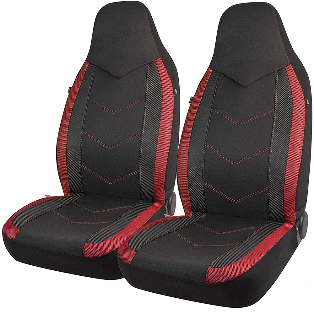 High Back Air Mesh Front Car Seat Covers, Universal Fit