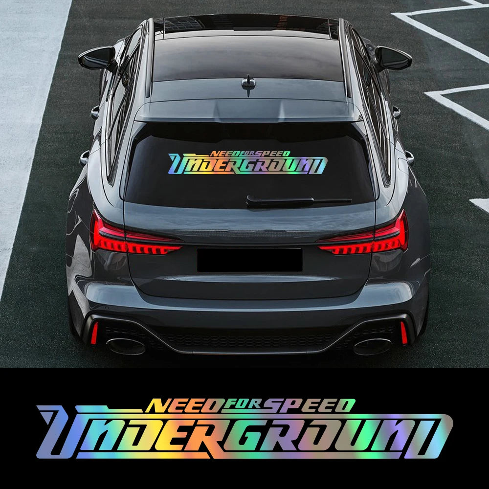 Racing Car Sticker Vinyl Decal - Waterproof Windshield Decoration