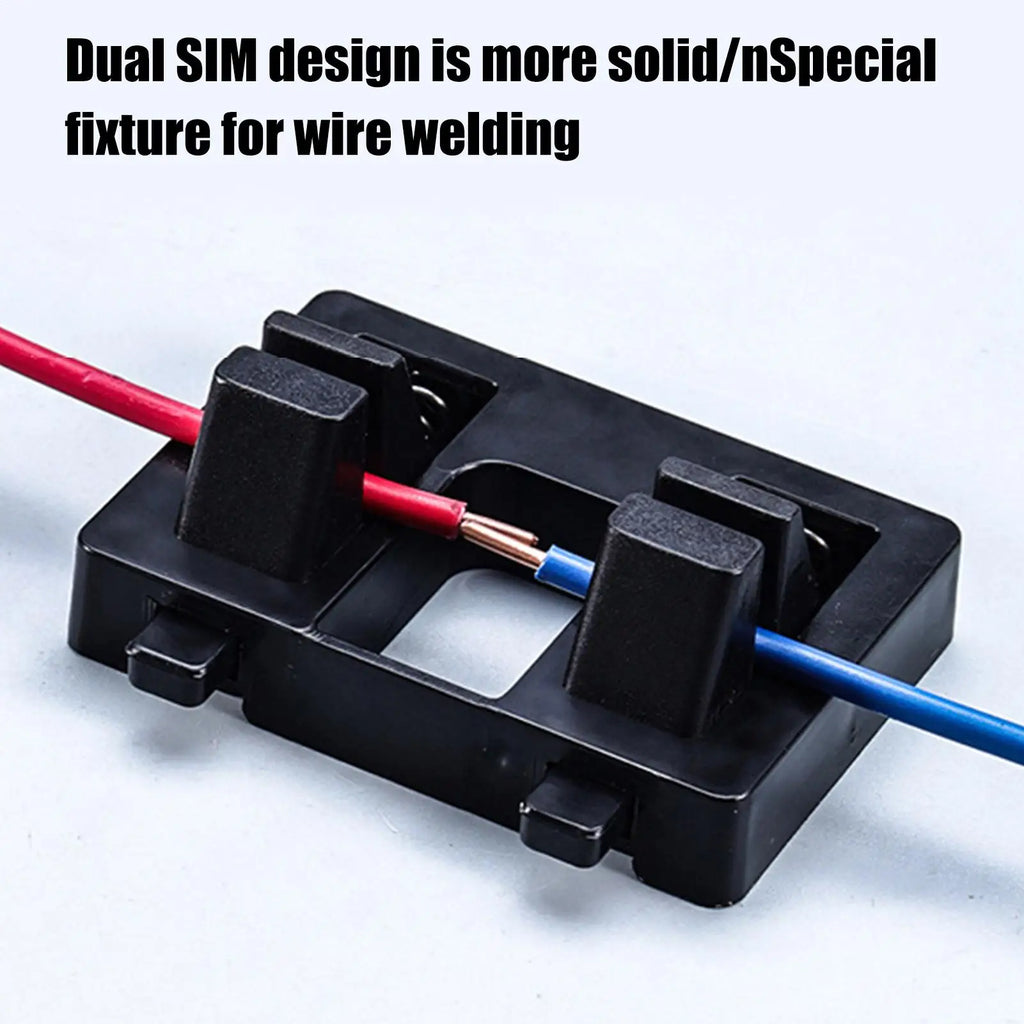 Wire Welding Fixture Electric Wire Soldering Clamp Double-Clip Wire Welding Equipment For Motherboard Soldering Welding Locator