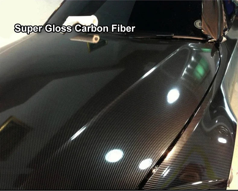 Carbon Fiber Vinyl Wrap Roll - Bubble-Free DIY Car Sticker & Laptop Skin - image 2
