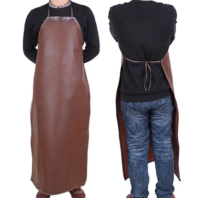 Welding Apron Equipment Welder Heat Insulation Protection Apron Waterproof Fireproof Antifouling Oil Acid Protector Color Random