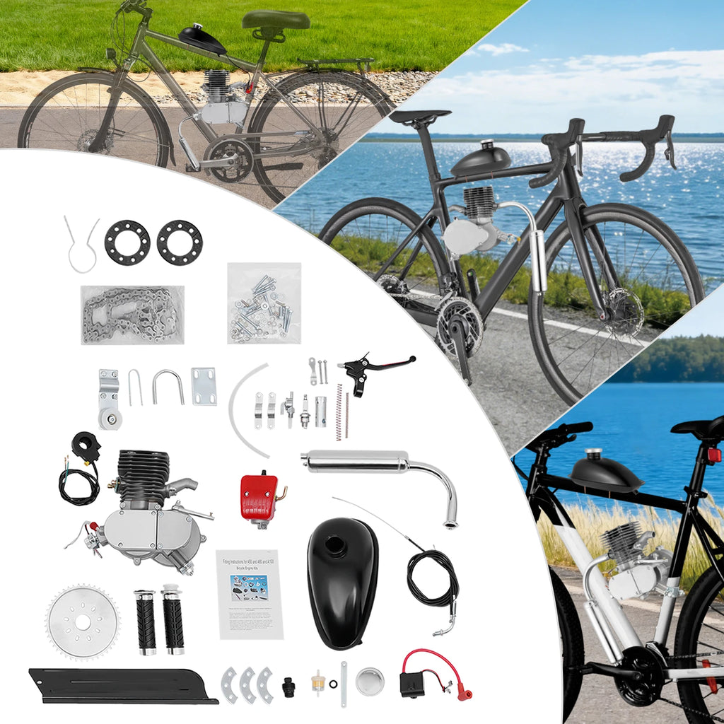 100cc 2-Stroke Gas Engine Kit for 26-28 Inch Bicycles