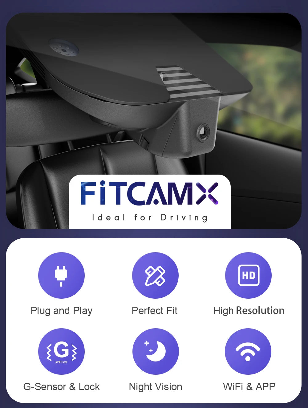 Fitcamx 4K Dash Cam for Dodge RAM 1500/2500/3500 2019-2026 - image 7