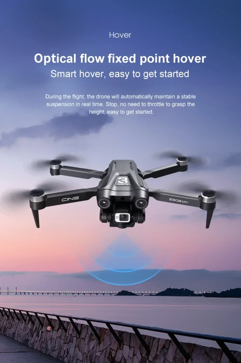 Z908 Pro Max Drone 4K HD Dual Camera Brushless FPV Foldable Quadcopter - image 17