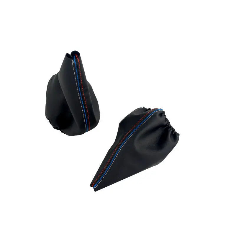 BMW E36 E46 M3 Leather Gear Shift & Handbrake Gaiter Set - image 4