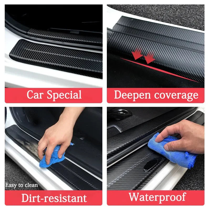 Dodge RAM 2014-2021 Carbon Fiber Door Sill Protector Set - image 3