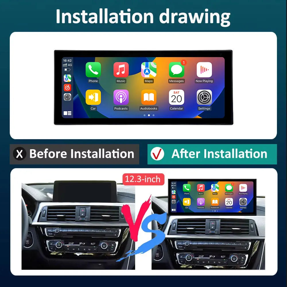 BMW 3/4 Series Android 15 Multimedia Player with CarPlay (F30-F36) - image 6