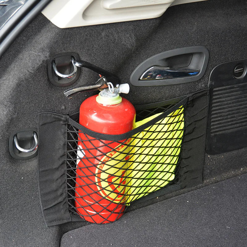 Elastic Mesh Seat Back and Trunk Net Organizer