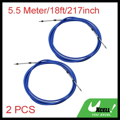 Marine Throttle and Shift Control Cable Pair for Outboard Motors