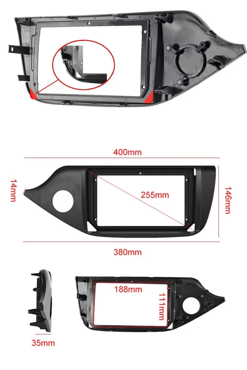 Android 15 QLED Car Stereo for Kia Ceed 2 (JD) 2012-2018 with CarPlay & GPS - image 4