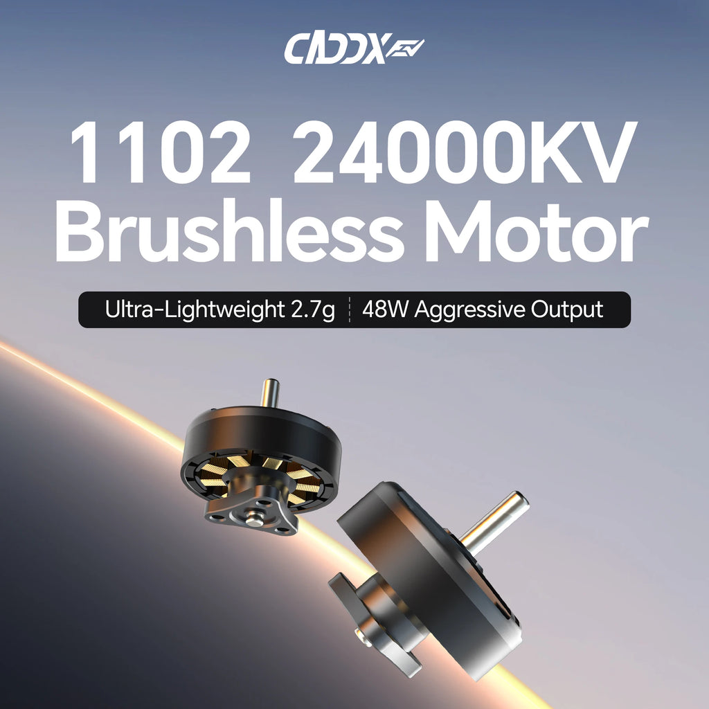1102 24000KV Brushless Motor for 1S Tiny Whoop FPV Micro Drones