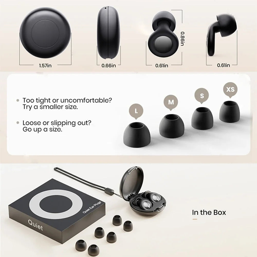 Super Soft Reusable Anti-Noise Earplugs