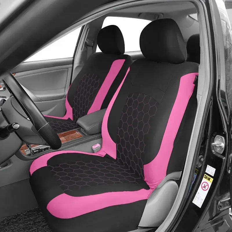 Breathable 9-Piece Car Seat Cover Set for 5 Seats