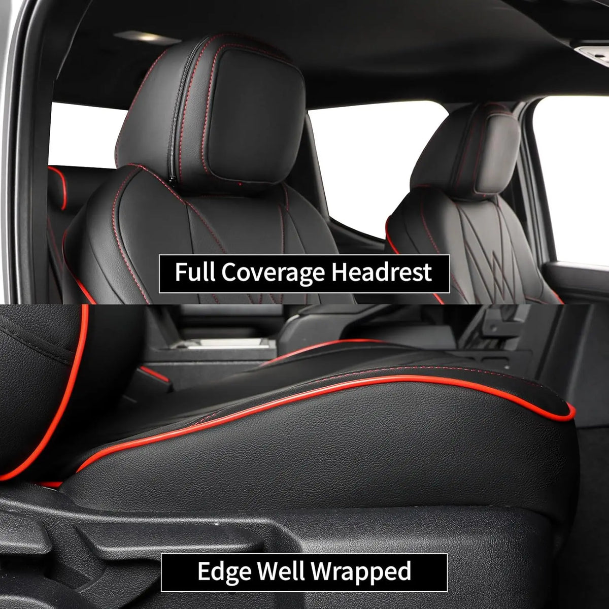 Custom Fit Seat Covers for Toyota Tacoma 2024-2026, Full Set