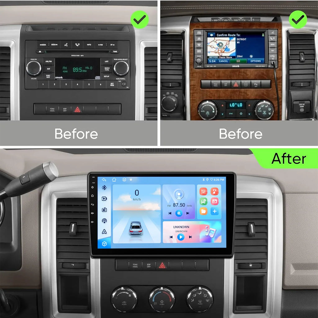 For Dodge Ram 1500/2500 2008-2012 GPS Bluetooth Car Stereo - image 2