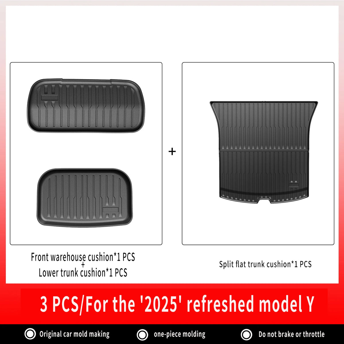 All-Weather TPE Floor Mats & Cargo Liner for Tesla Model Y 2025+ - image 20