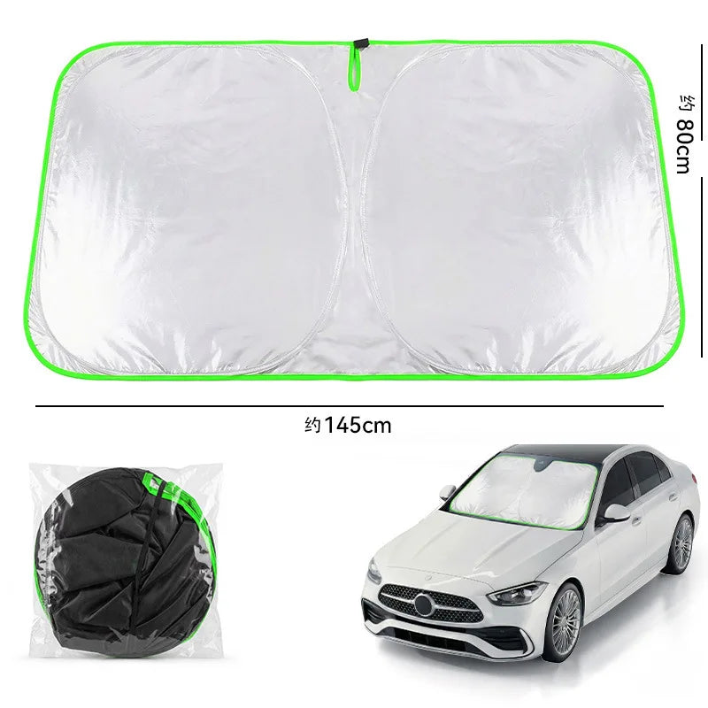 Foldable Front Windshield Sun Shade