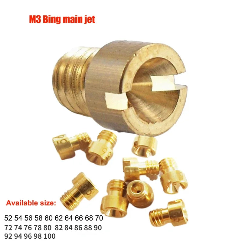 M3 Bing Main Jet Carburetor Nozzle for Motorcycles