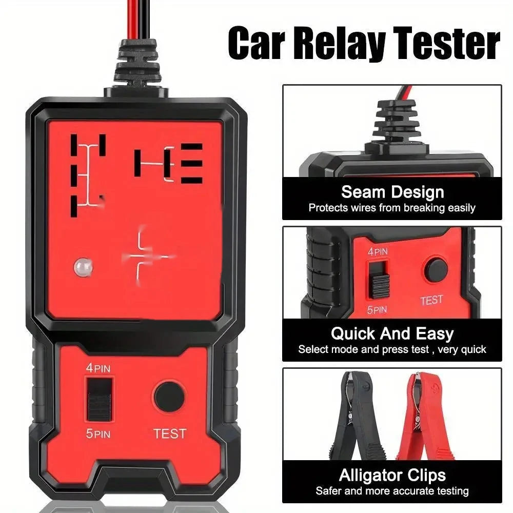 12V Car Relay Tester – Automotive Battery Checker with LED