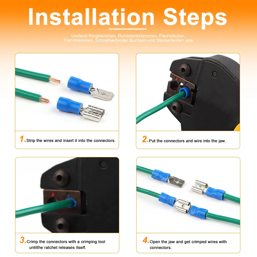 280-Piece Male & Female Insulated Wire Connector Kit