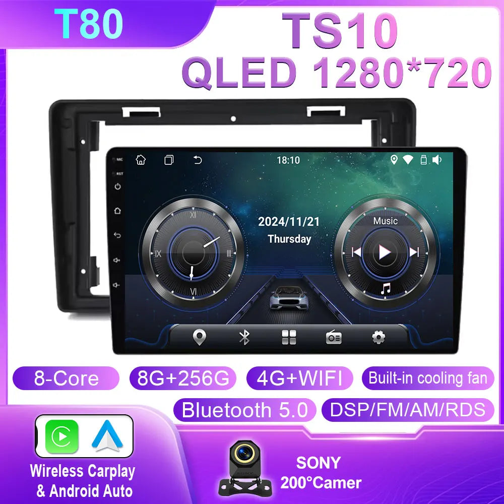 9-inch Android Car Radio with GPS & CarPlay for Citroen C2 C3 - image 13