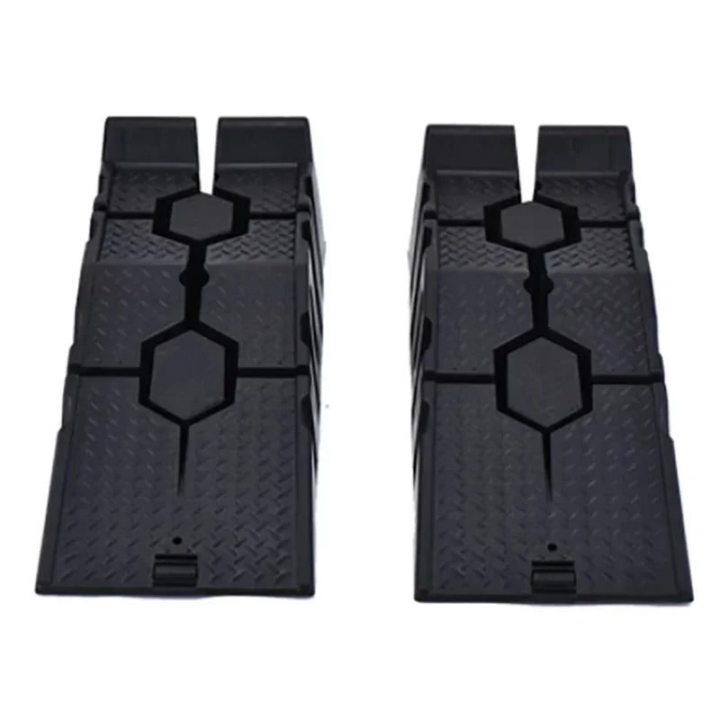 1 Pair Black 2500kg Heavy Car Ramps 900 Mm Long Anti-Slip Working Ramp Car Oil Changing Repair Maintenance Jacket Lift Tools