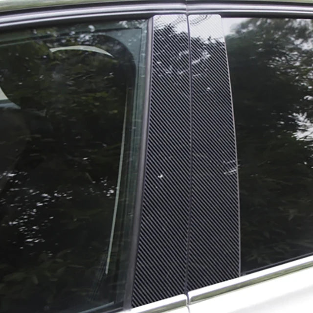 6pc Gloss Window Pillar Post Trim for BMW 1 Series E81 to E88 - view 7