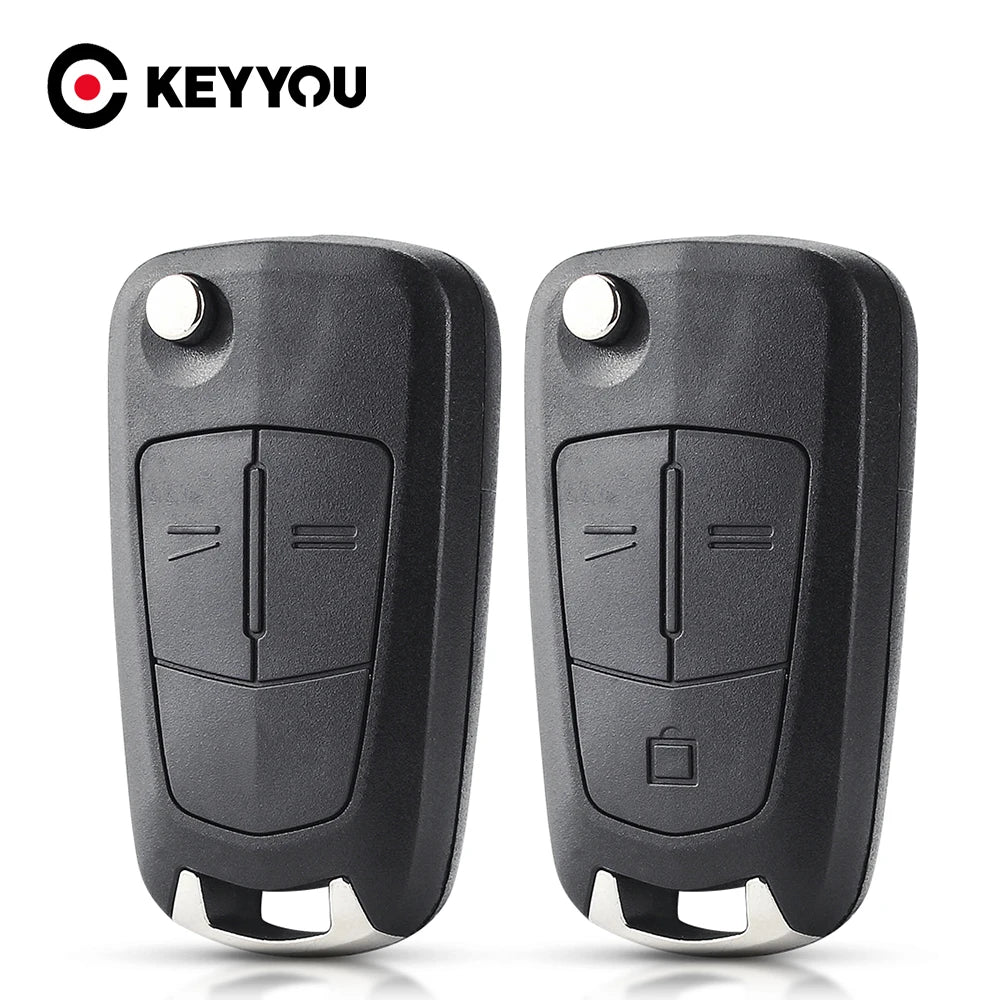 KEYYOU Remote Key Case Shell For Vauxhall Opel Corsa Astra Vectra Signum H Vectra Auto Car Key Fob Cover Housing HU100 Blade