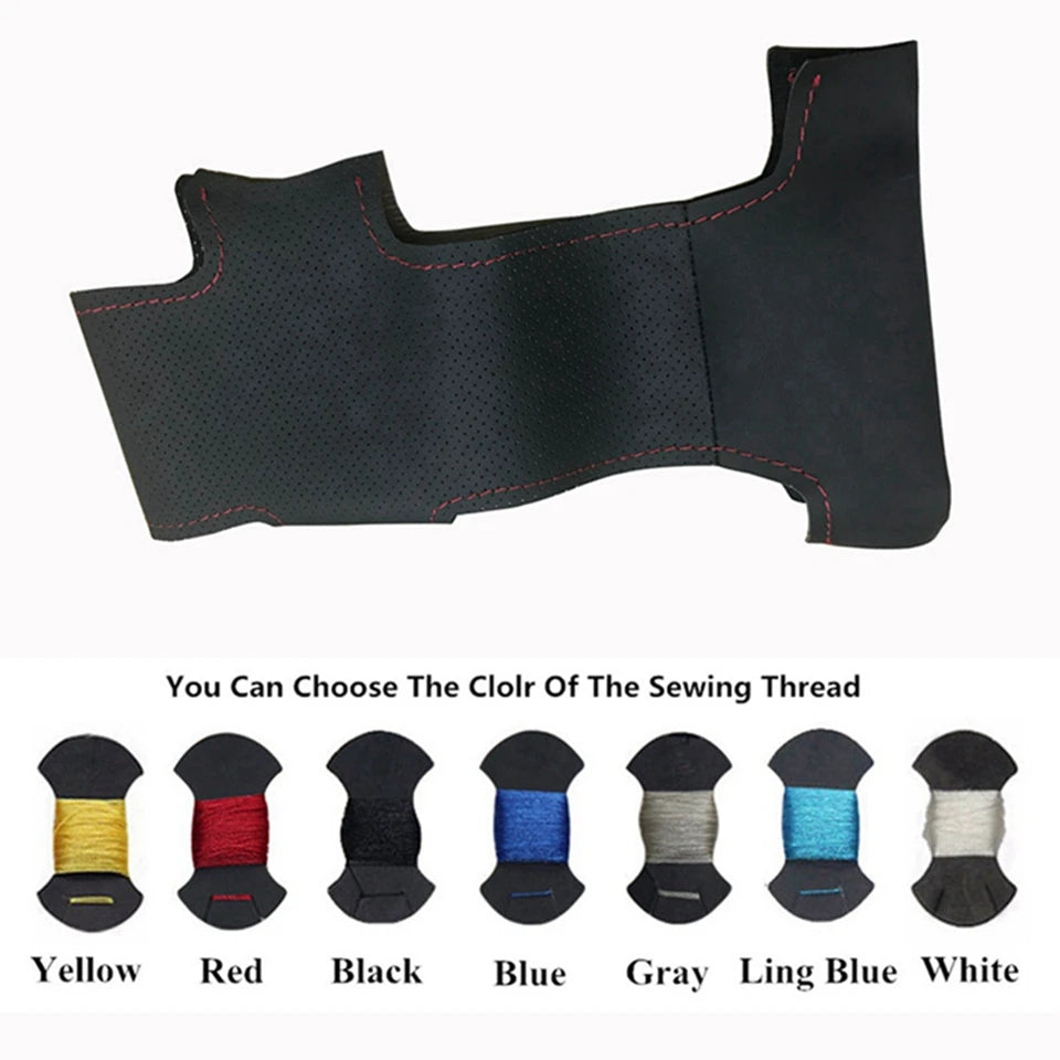 Microfiber Leather Steering Wheel Cover for Chevy Cruze, Aveo, Orlando - image 13