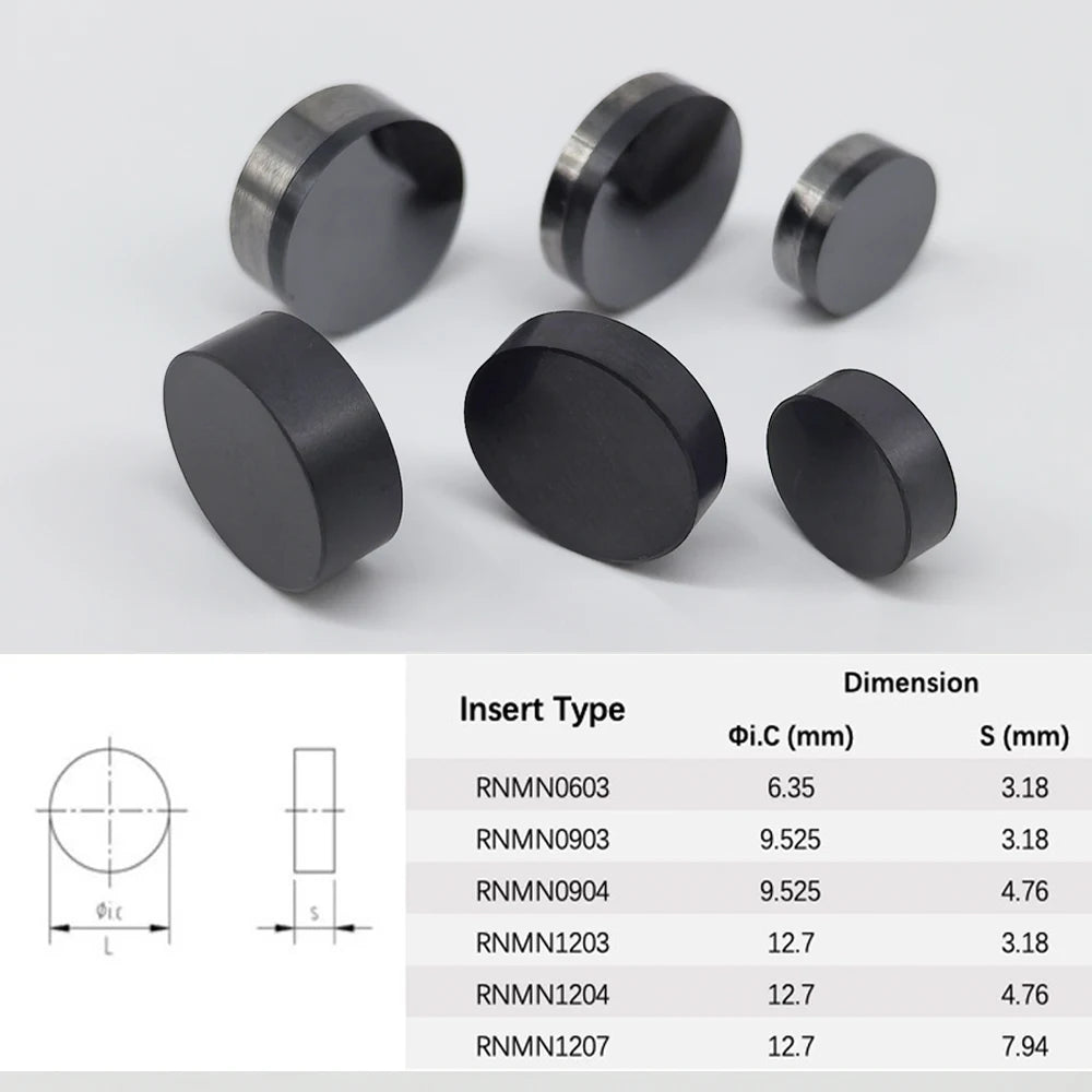 PCD CBN Cylinder Head Resurfacing Inserts RNGN0603 RNGN0904 RNGN1204 - image 5