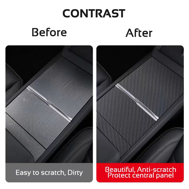 Center Console Protector Film for Tesla Model 3 Highland and Model Y Juniper