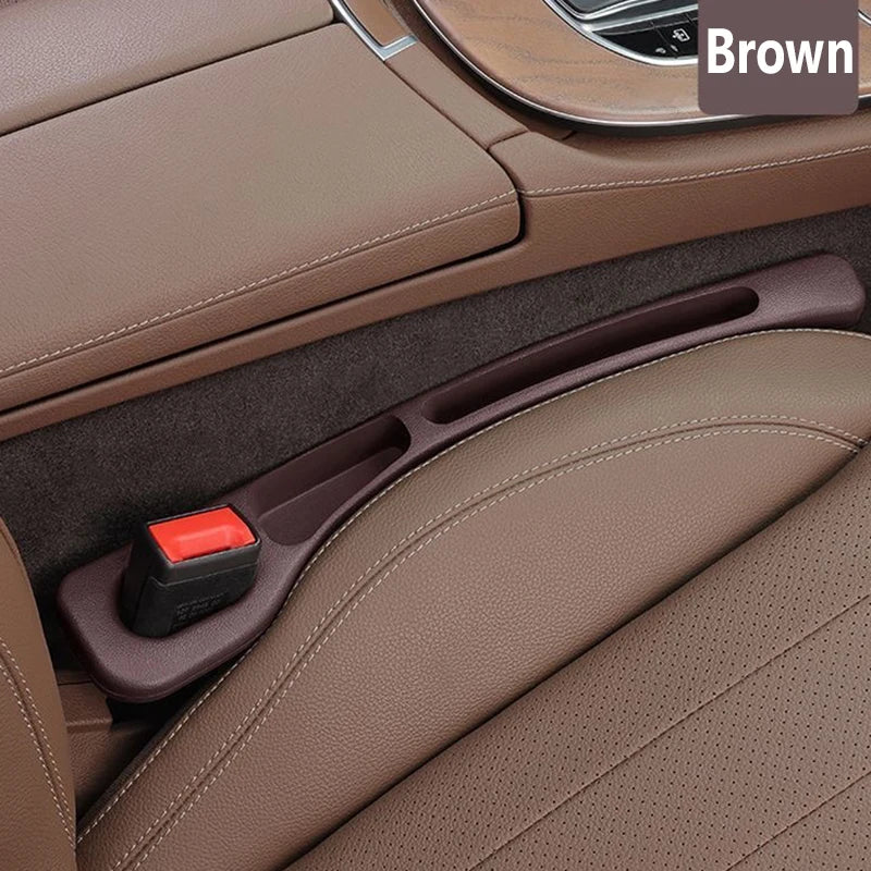 Car Seat Gap Filler, Universal Fit, Black or Brown
