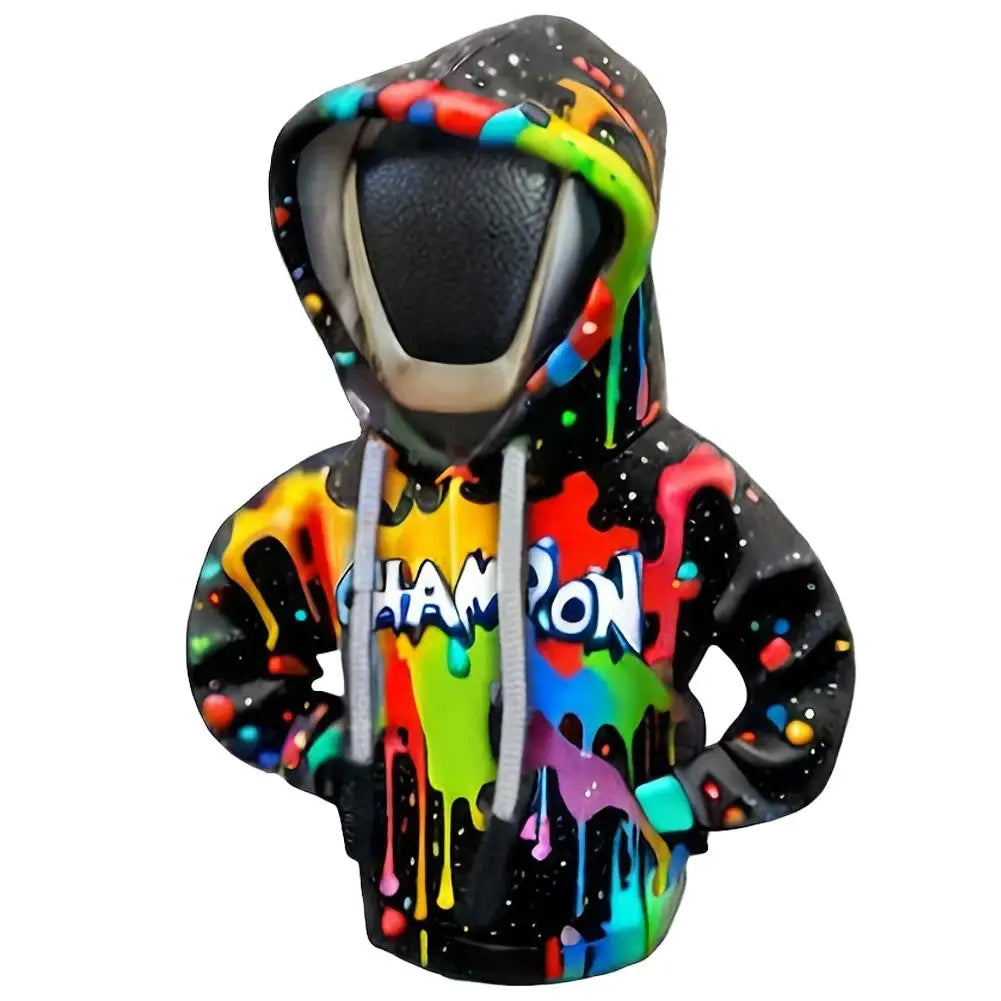 Skull Hoodie Gear Shift Knob Cover