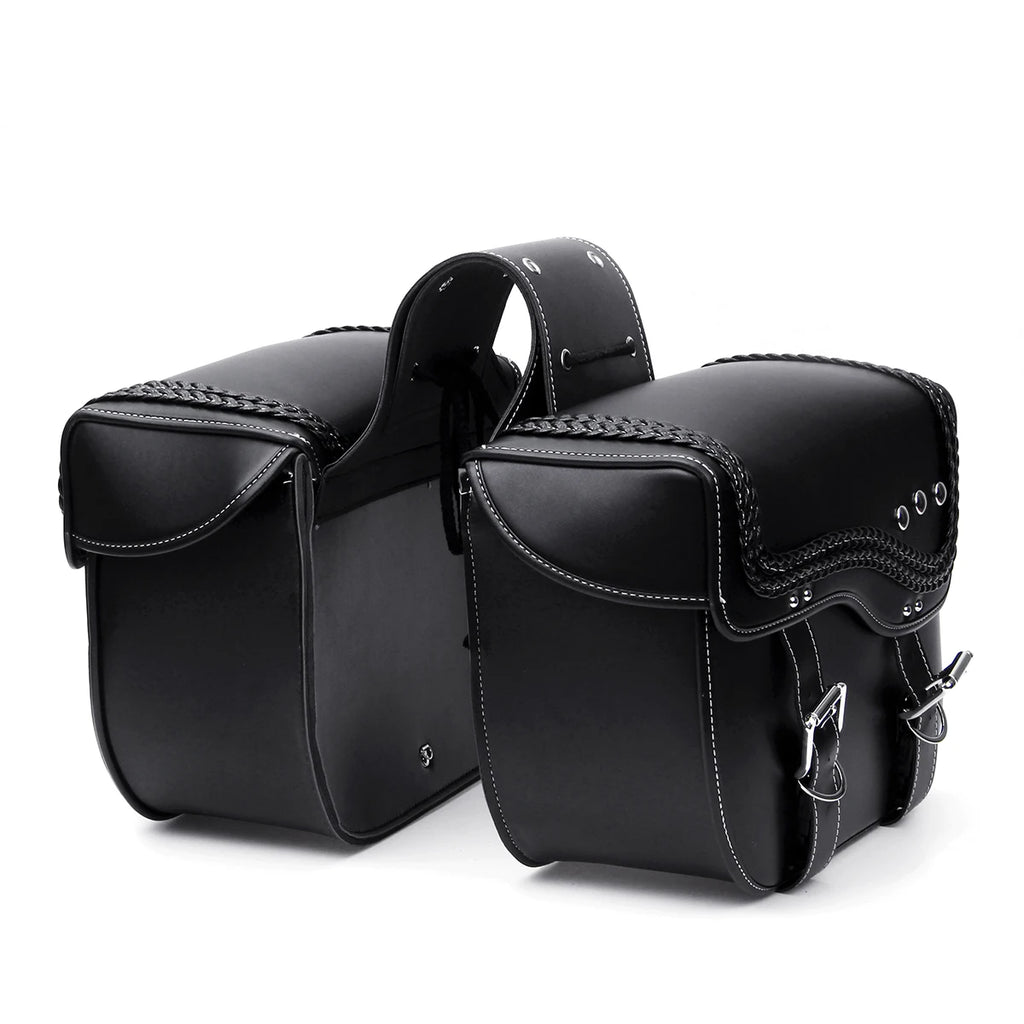 Large Motorcycle Saddlebags Pair for Sportster 883/1200 - image 5