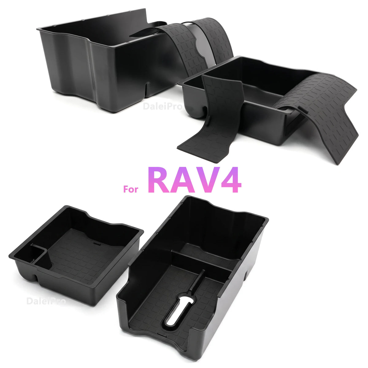 2-Layer Center Console Organizer for Toyota RAV4 XA60 2026-2027