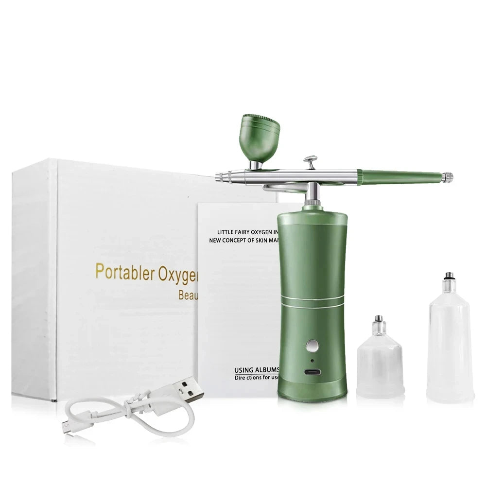 Airbrush Painting Mini Spray Gun Wireless Electric Airbrush Kit with Compressor