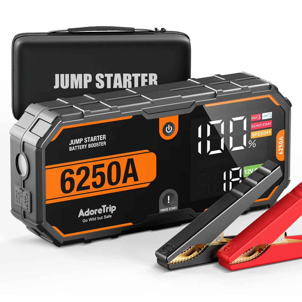 6250A Portable Jump Starter for Car, SUV, Truck & Power Bank