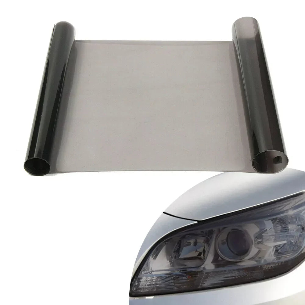 Car Headlight & Taillight Tint Film Self-Adhesive PVC Wrap 30x200cm - image 2